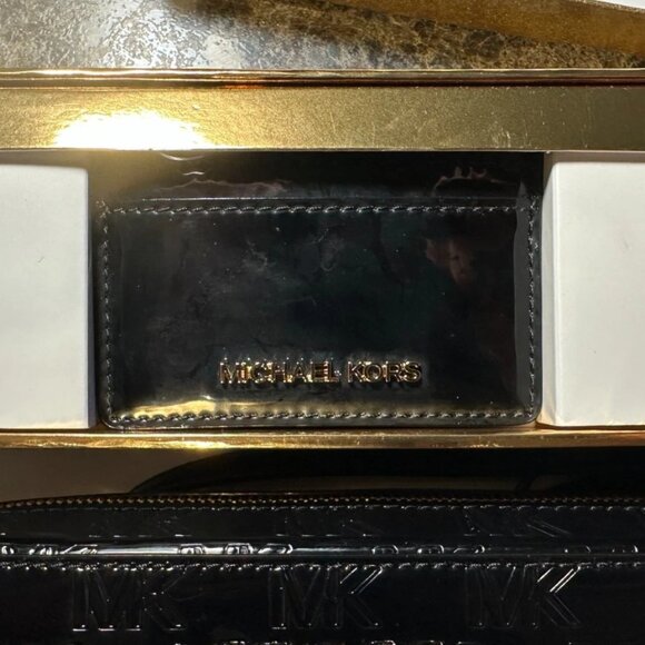 Michael Kors Women's Jet Set Crossbody Bag & Card Holder Set Black One Size - Picture 6 of 7